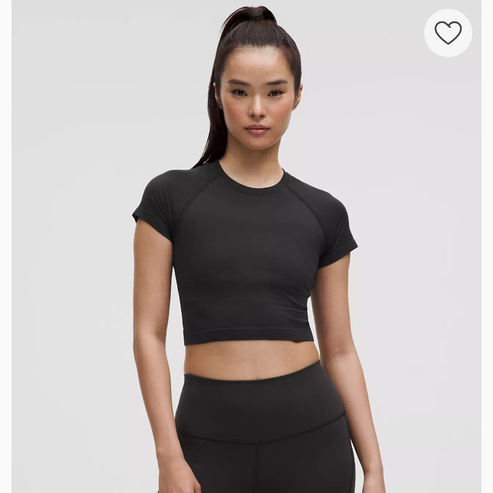 Lululemon Swiftly Tech Cropped SS Short 2.0